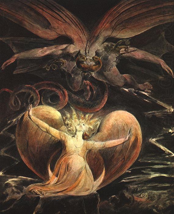 The Great Red Dragon and the Woman Clothed with the Sun, Blake, William